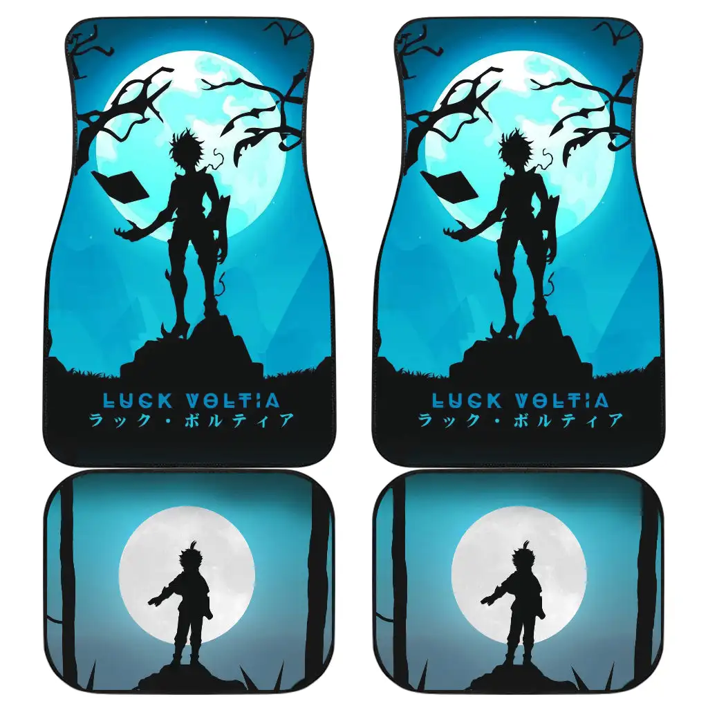 

Автомобильные коврики в виде черного клевера, напольные коврики для Asta Black Clover, аксессуары для автомобиля, подарок, Ci122106, полный комплект из 4...