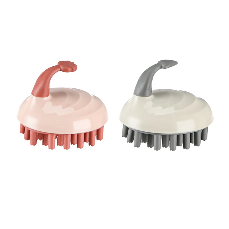 

1 шт., портативная силиконовая щетка для мытья волос