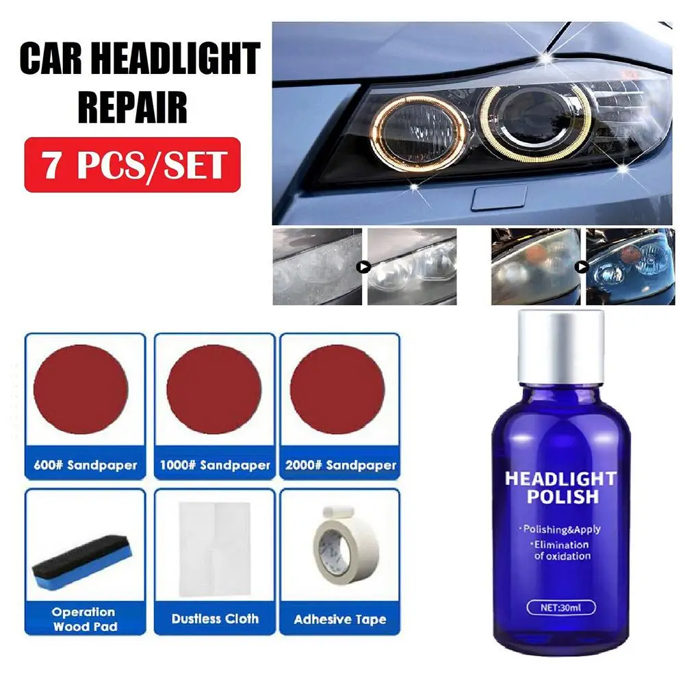 

Automotive Headlight Repair Fluid Car Lamp Crystal And Repair Polishing Renovation Automotive Of Plating And Scratches Tool H4I2