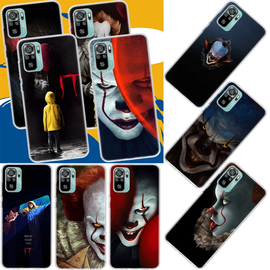 

Horrible Movie Pennywise Phone Case For Xiaomi Mi 12 Pro 12X 11 10 Lite 5G Ultra 11i 11T 10T 9 9T 8 6X 5X Cover Soft Fundas Patt