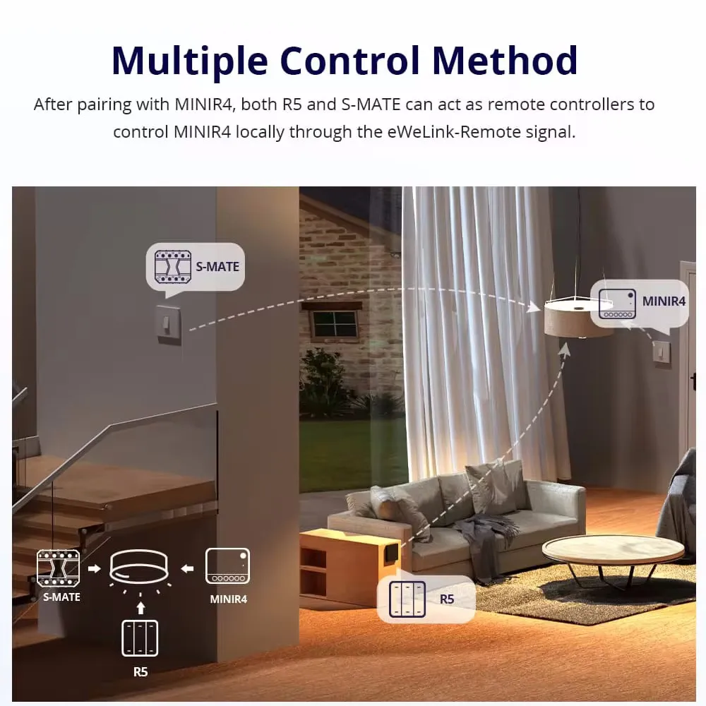 Модуль переключателя SONOFF Mini R4 Wi-Fi умный переключатель двустороннее управление