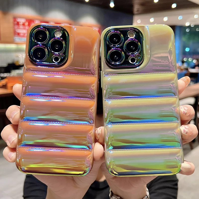 Чехол-пуховик для iPhone 13 12 11 Pro Max 13Pro