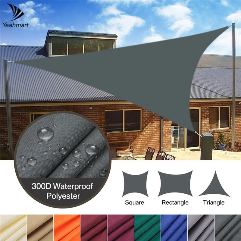 

Triangle Sun Shade Sail Canopy for 98%UV Block Sun Shelter for Outdoor Facility Amp Activities Backyard Awning Camp Tent
