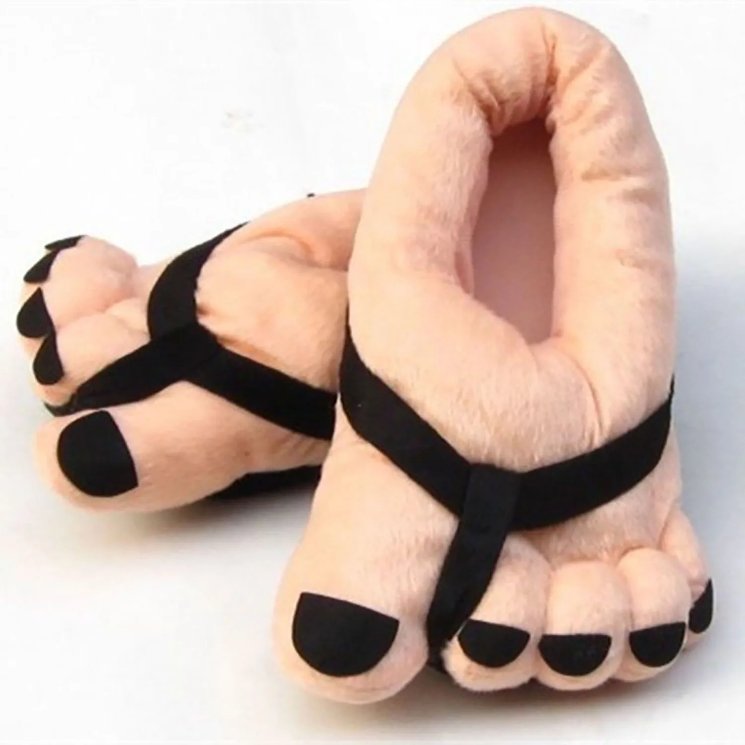 

Winter Warm Slippers Women Men Cute Home Cartoon Feet Unisex One Size Sneakers Men House Floor Cotton Shoes 35-44 Plush Sliders