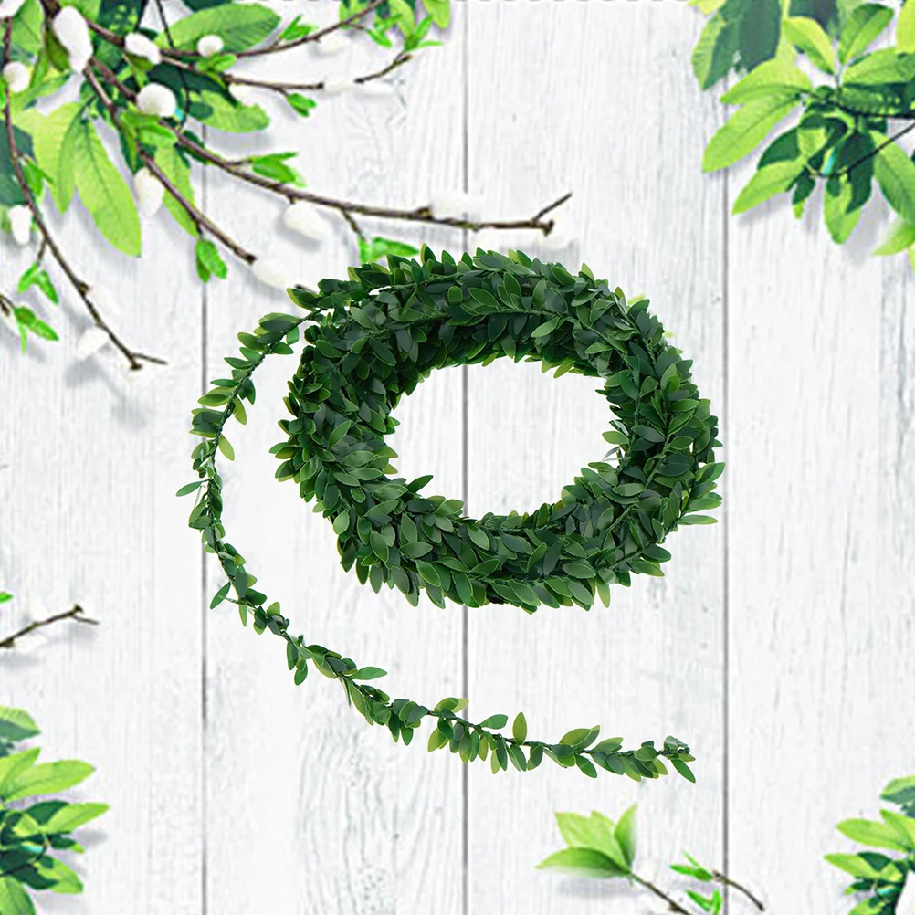 

2pcs Wedding Decoration Artificial Rattan Fake Vine Plants Garland Ribbon Wedding Vines Greenery Eucalyptus Garland