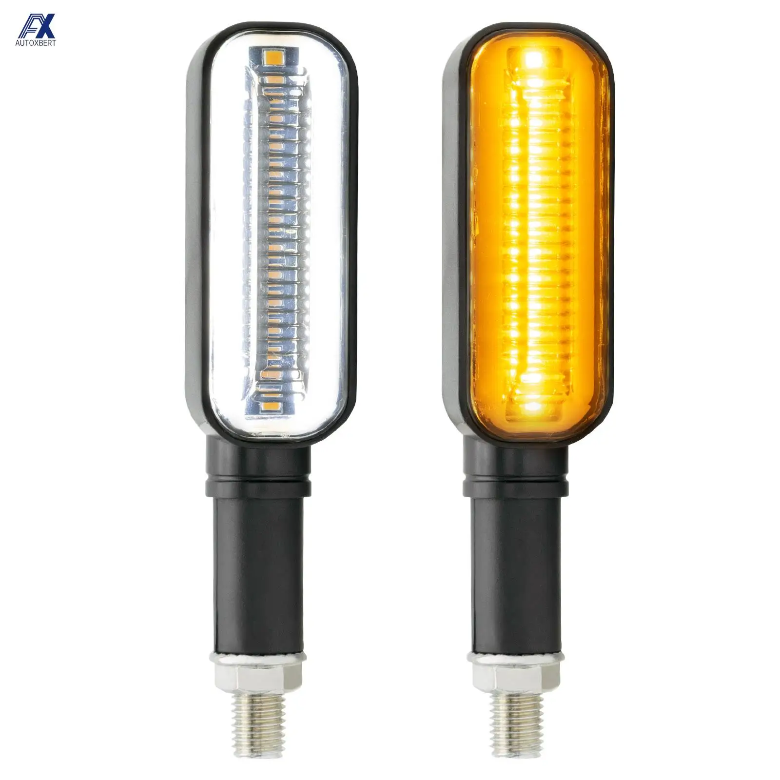 

2 шт. универсальный поворотный сигнал для мотоцикла, передние и задние фары для Harley, Honda, Suzuki, Yamaha, Kawasaki, мотоциклетный Круизер, поплавок, измел...