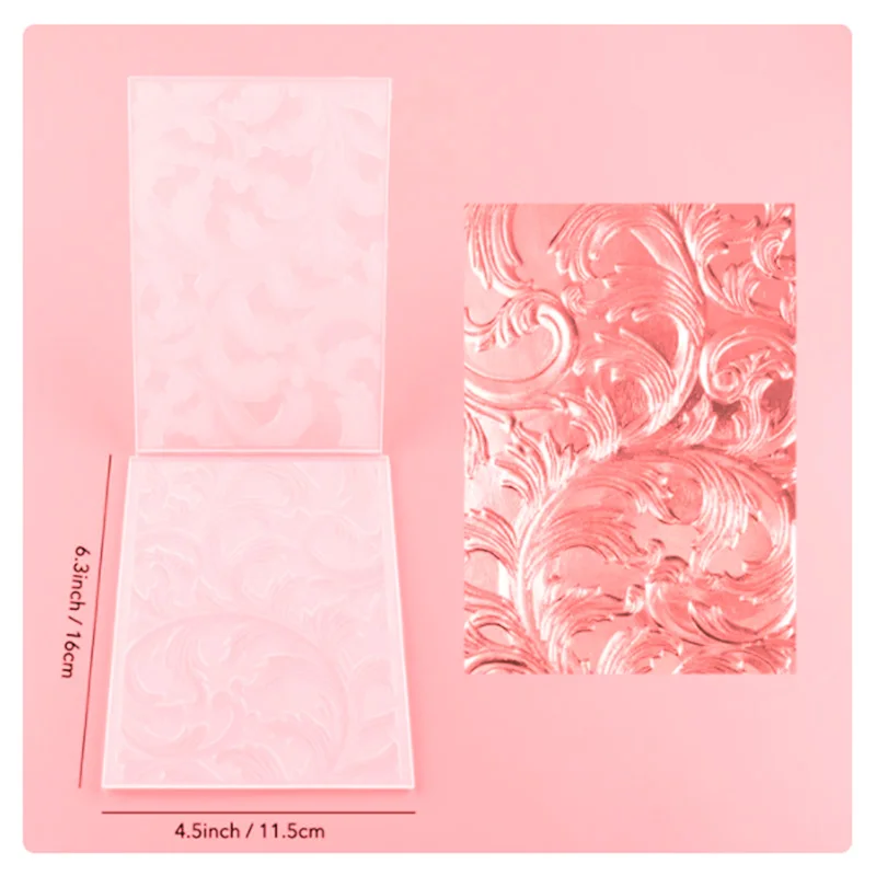 Элегантная тисненая папка с градиентной 3d текстурой используется для открыток и