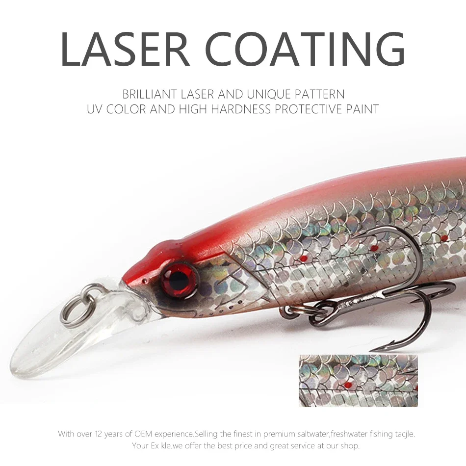 MOOKZZ 11 см/18 г Лучшие жесткие рыболовные приманки гольян высококачественные