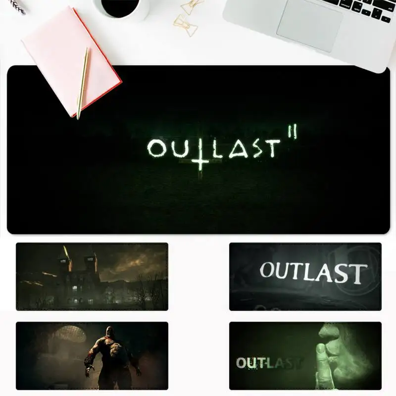 

Popolar Outlast Gaming Mouse Pad PC Laptop Gamer Mousepad Anime Antislip Mat Keyboard Desk Mat For Overwatch/CS GO