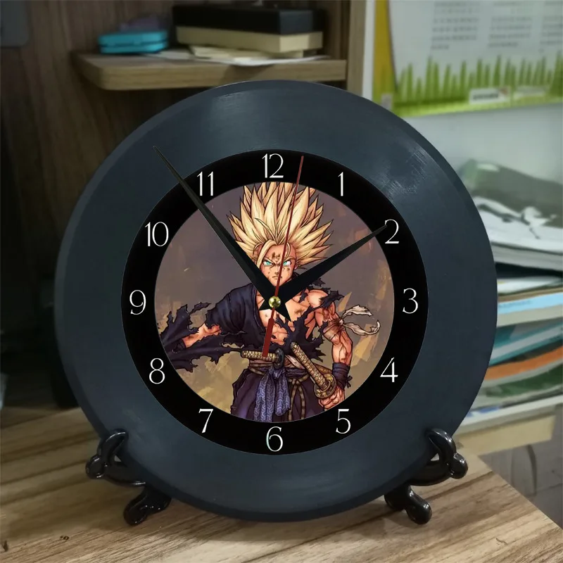 

Riman Seven Dragon Ball Foreign Trade Supply Desktop Mute Clock Ornament 12 Inches Can Be Swing and Hang Creative Quartz Clock