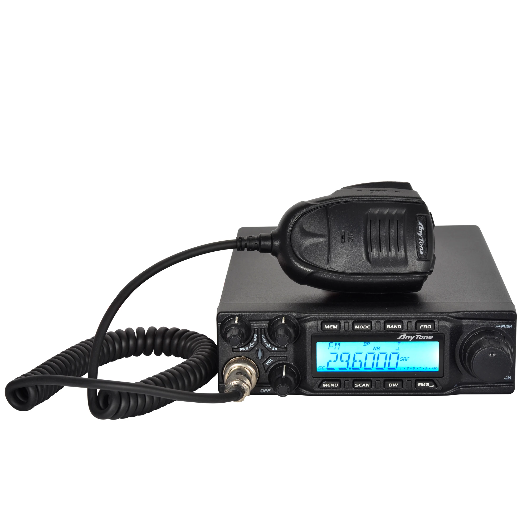 Walkie Talkie 10 Meter Radio AnyTone AT-6666 with SSB(PEP)/FM/AM/PA Mode High Power Output 15W AM 45W FM 60W SSB(PEP) enlarge
