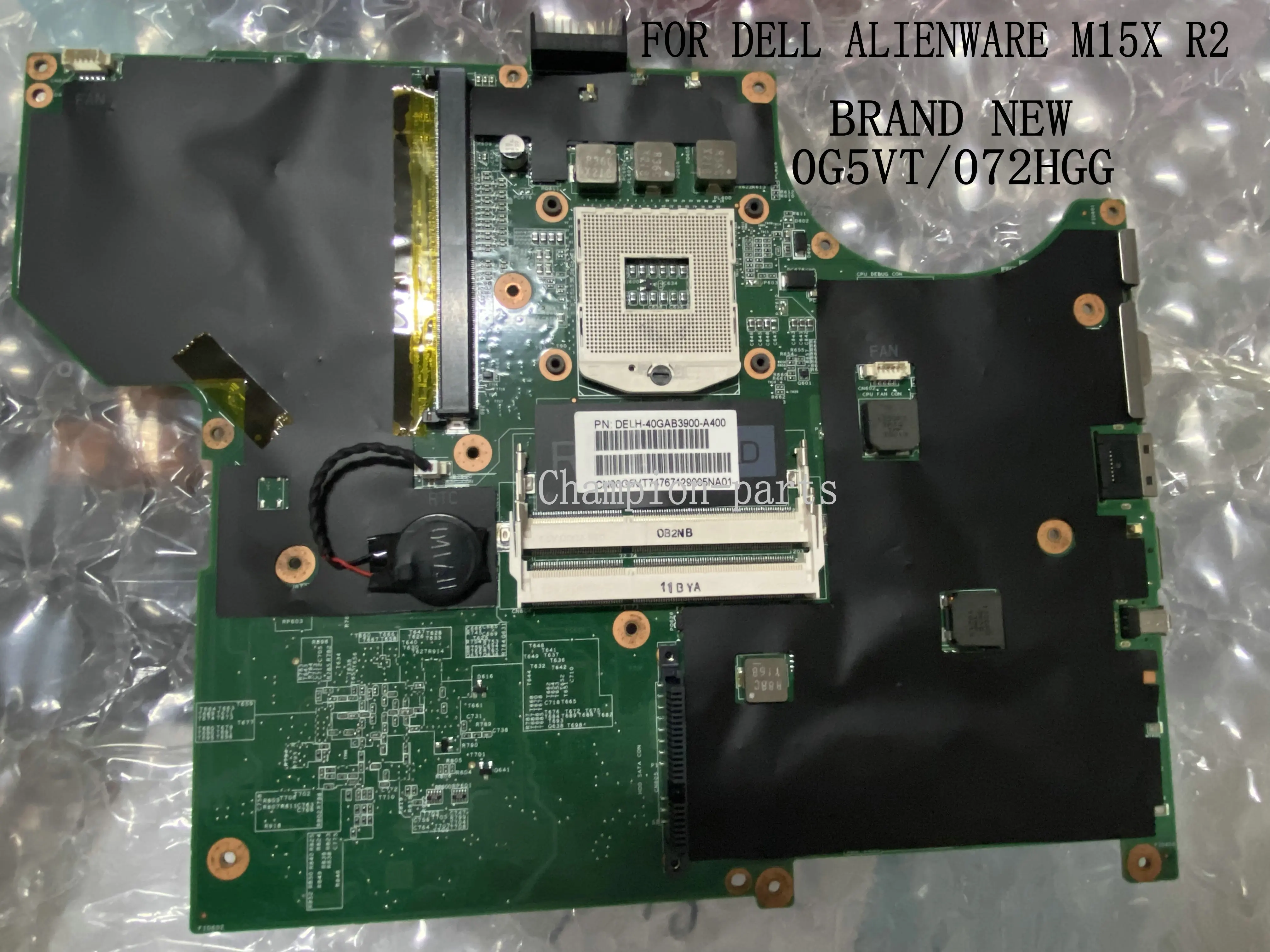 Доступная совершенно новая материнская плата 072HGG для ноутбука DELL ALIENWARE M15X DDR3 протестированная WOKRING