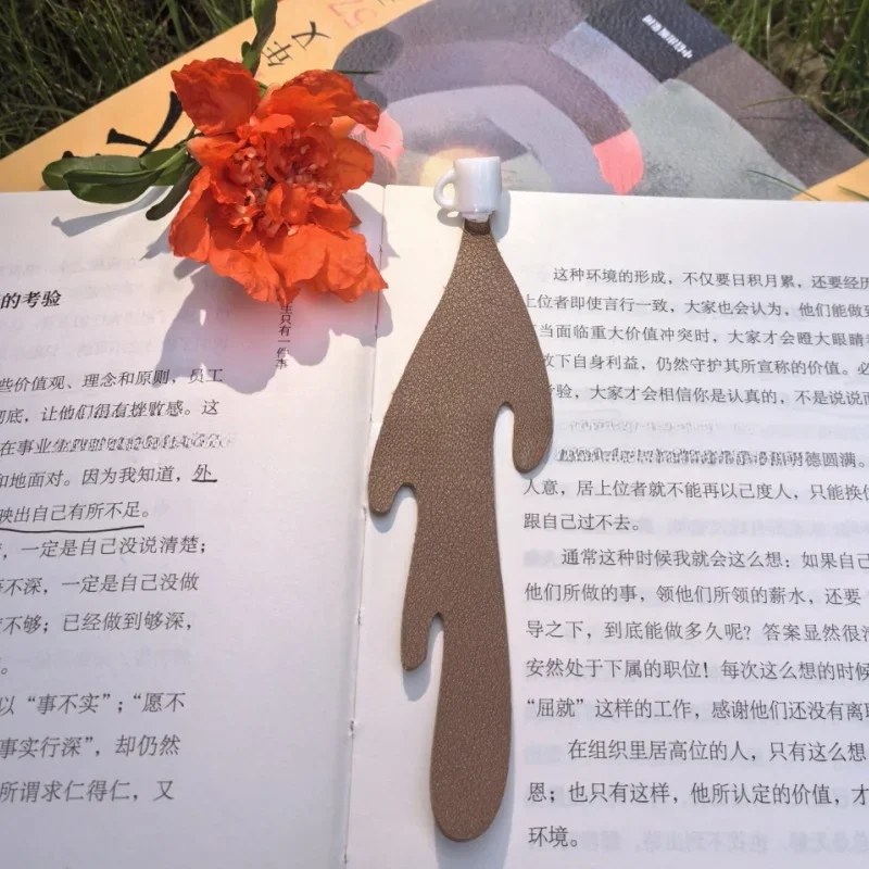 

Забавные угловые закладки MOONBIFFY из кожи