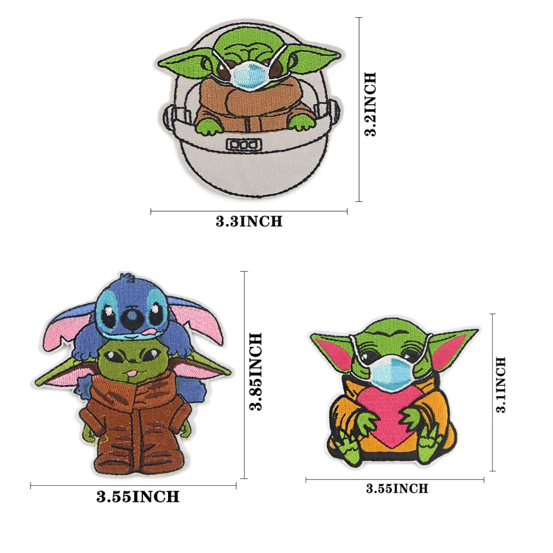 Disney cartoon  Yoda baby exquisite cloth stickers for boys and girls good-looking Christmas and birthday gifts