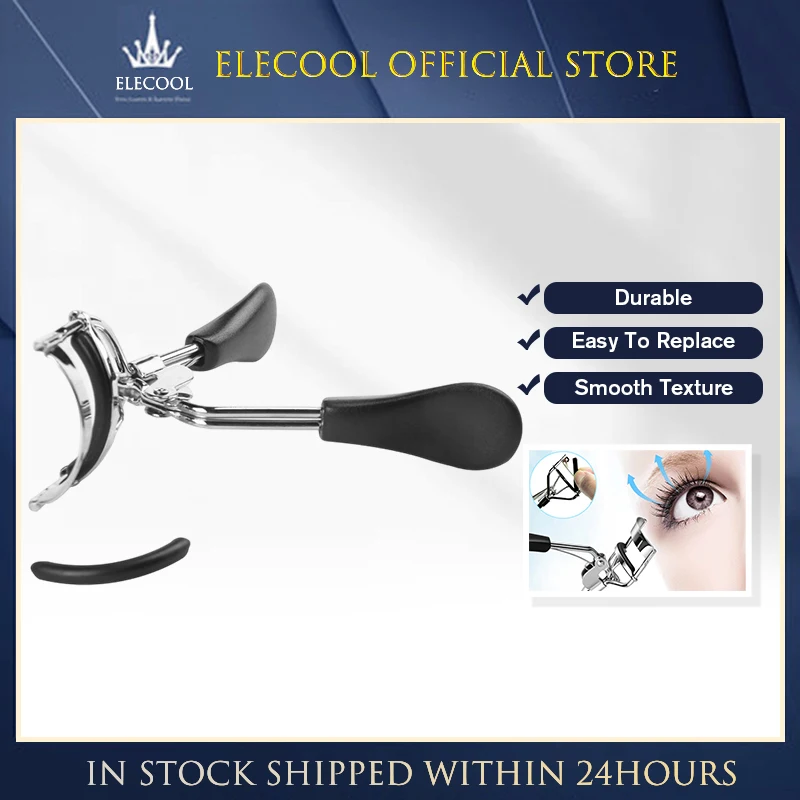 

10PCS Female Eyelash Curler Replacement Pads Rubber Eyelash Clamp High Elastic Clip Pads Black Antibacterial Curling Mats Makeup