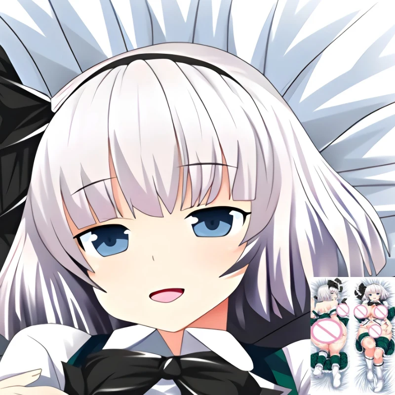 

Подушка Izayoi Sakuya (проект TouHou) из аниме «дакимакура», подушка с двусторонним принтом, обнимающая подушка для всего тела, Женская Прямая поставка