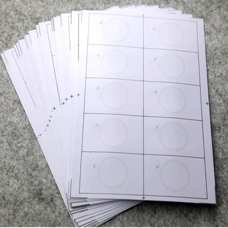 100 шт./лот 13 56 МГц f1108 ic RFID вкладыш Ic-карта вкладыши контактная карта A4(2*5) |