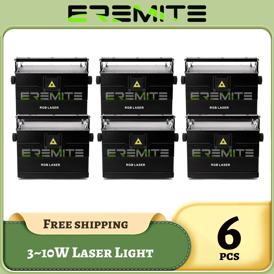 0 налог 6 шт. новинка 3/4/5/8/10 Вт анимационный лазерный флуоресцентный диск DMX512