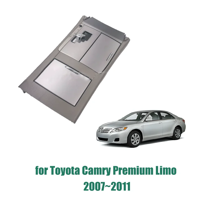 Фото Для Toyota Camry XV40 Premium Limo 2007~2011: центральная панель управления, рычаг переключения передач, подстаканник, органайзер, аксессуары. №1