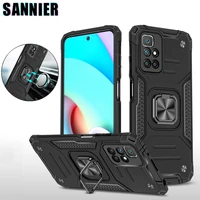 shockproof armor protection phone case for redmi k40 pro plus k30 pro ring back cover for redmi 10 9 8 9a 9c 8a 9power 9prime