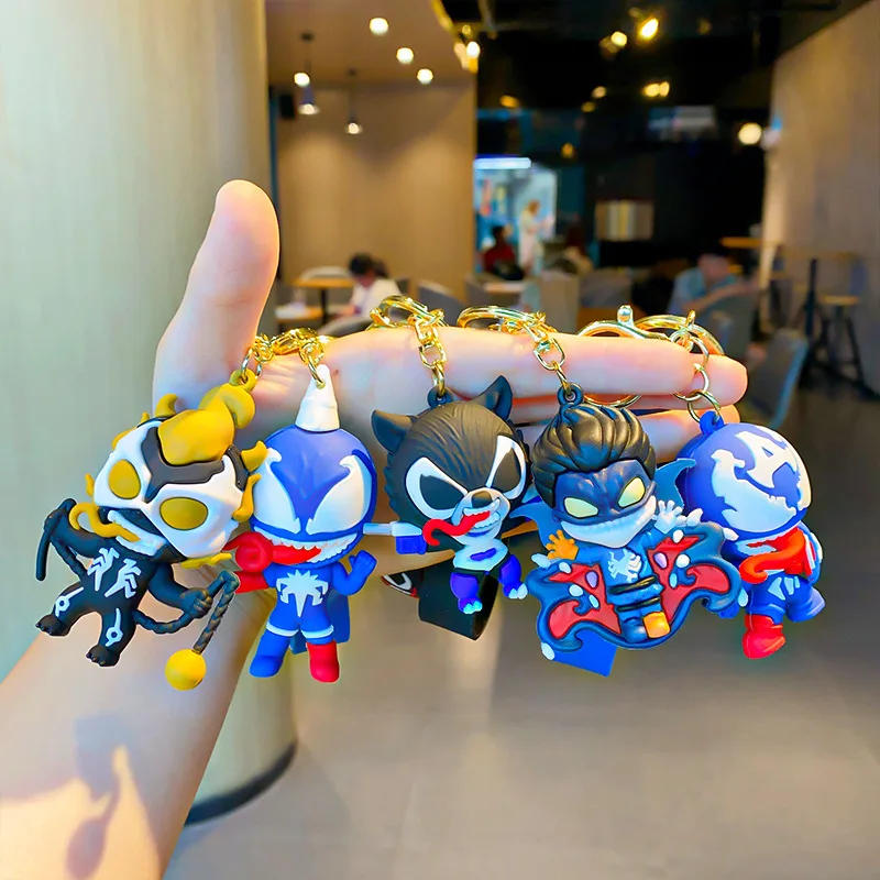 

Брелок с подвеской в виде мультяшной игрушки Marvel Мстители