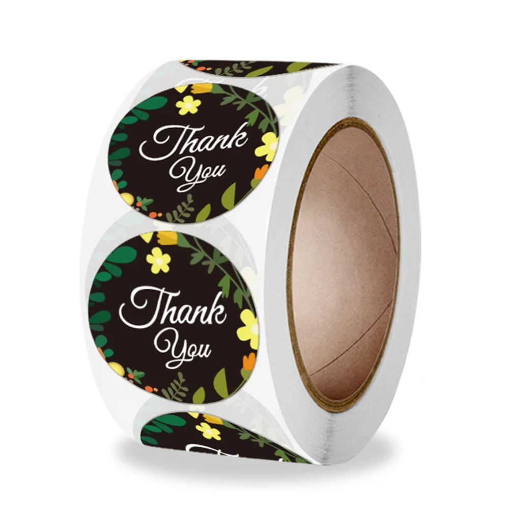 

50-500 шт., цветочная гирлянда с надписью «Thank you»