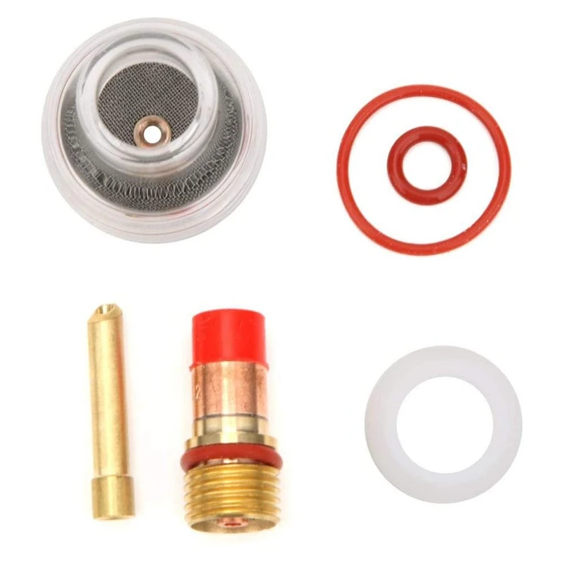 

TIG Torch Gas Lenses Collets Glass Bowl For TIG-17 18 26 Accessories For Welding Torch Kits