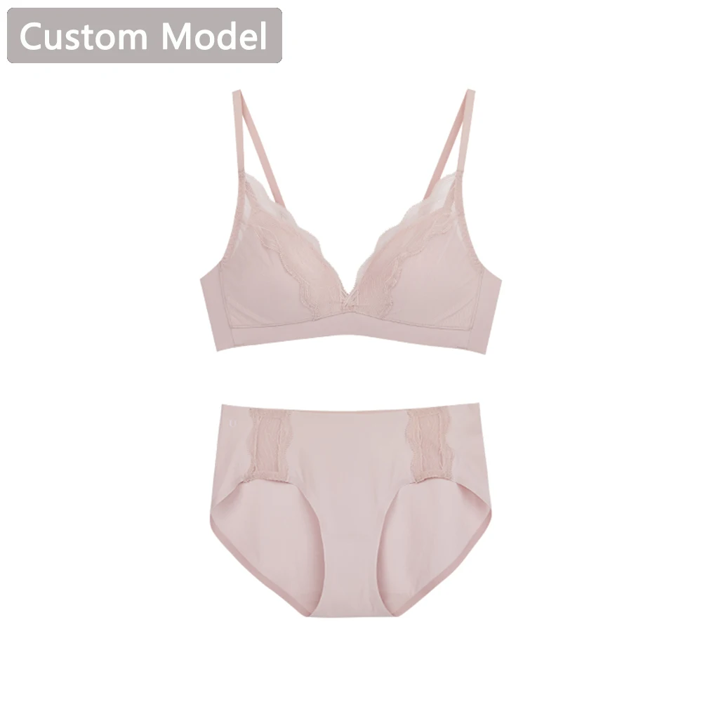 

S023 Womens Sexy Rose Bras Pants Underwear Set Female Seamless Cotton Letters Yoga Underwears Set Sport Flower Tops Lingerie