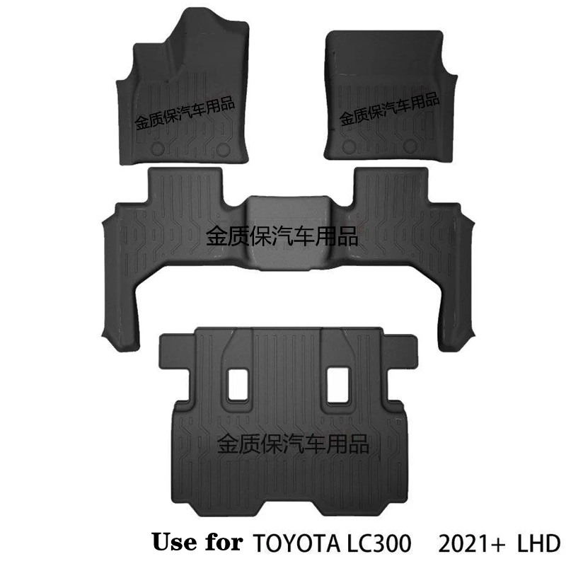 

Подходит для TOYOTA LC300, специальный коврик LC300 для багажника LC300, водонепроницаемый прочный защитный ковер LC300, напольный коврик