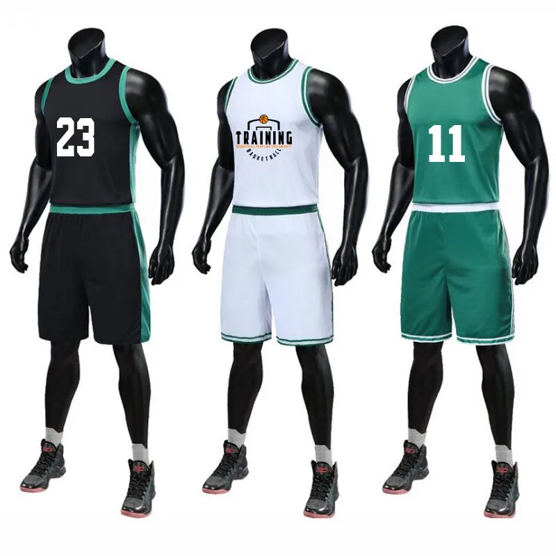 CUSTOM Men & Kid jersey basketball Shorts Sets,College throwback basketball shirt, Basket Set Green Custom DIY 4XS-5XL