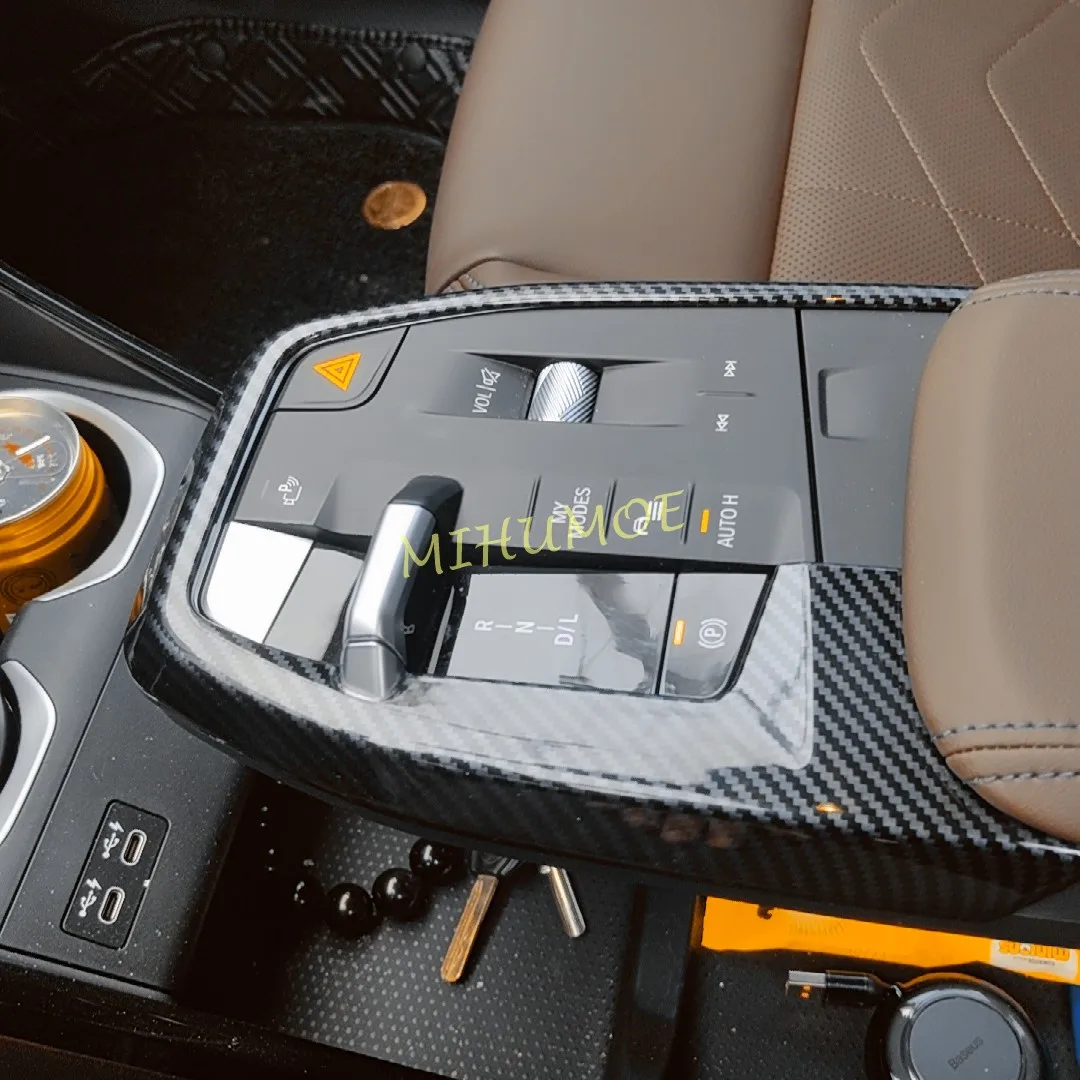 Внутренняя центральная консоль из углеродного волокна переключатель передач