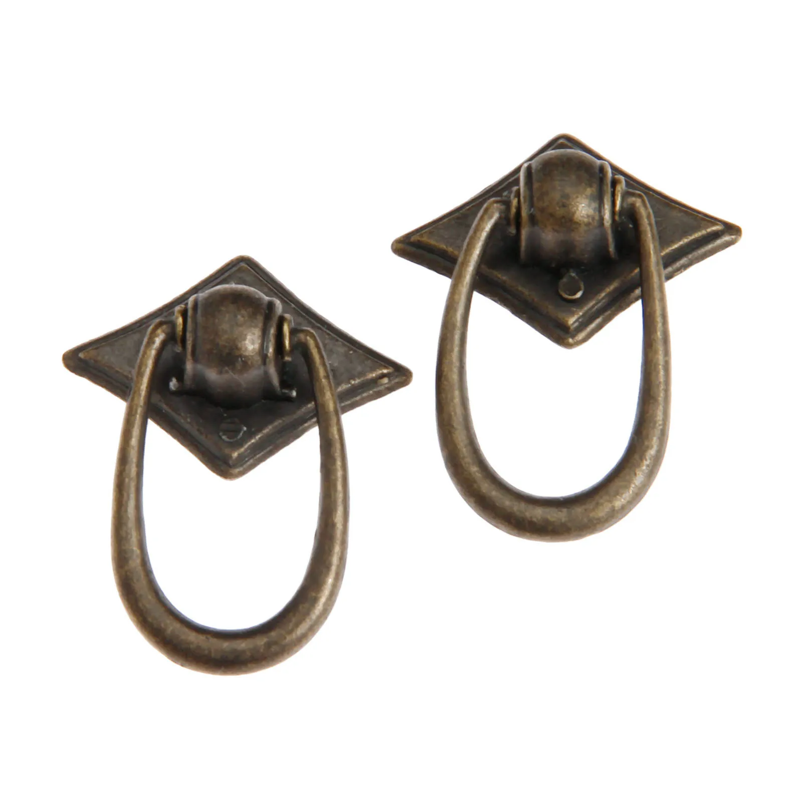 

2 шт. ручки для шкафов DRELD, цинковый сплав, античная бронза