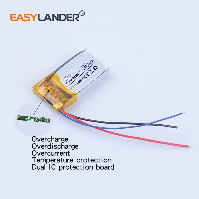 Easylander 3,7 V 90mAh Сменный перезаряжаемый аккумулятор для bluetooth-гарнитуры Beats Powerbeats 2 Powerbeats2 2,0 Powerbeats3