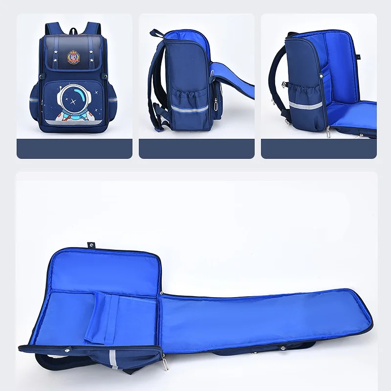 Grade 1-6 Children British Style Unicorn Mermaid Astronaut Backpacks New Girl Boy Students Cartoon Schoolbags for Students Hot