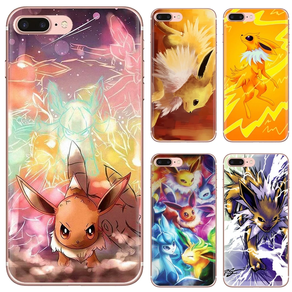 

Soft Covers Anime Japan Animal Jolteon For iPhone 10 11 12 13 Mini Pro 4S 5S SE 5C 6 6S 7 8 X XR XS Plus Max 2020
