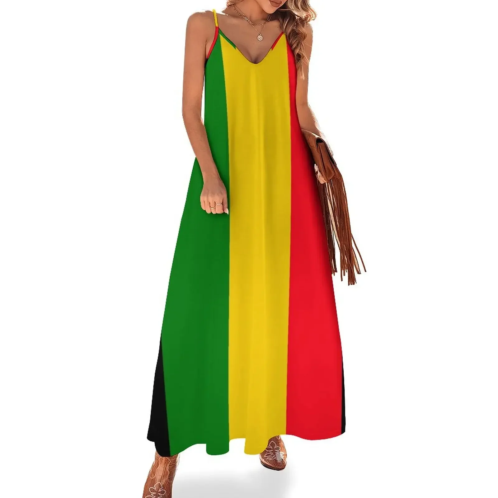 Платье без рукавов Reggae Vibes элегантные женские платья для свадебного летнее