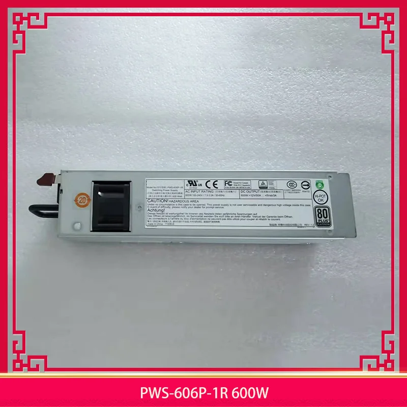 

PWS-606P-1R 600W оригинал для супермикро избыточного источника питания AC DC источник питания DC перед отправкой идеальный тест
