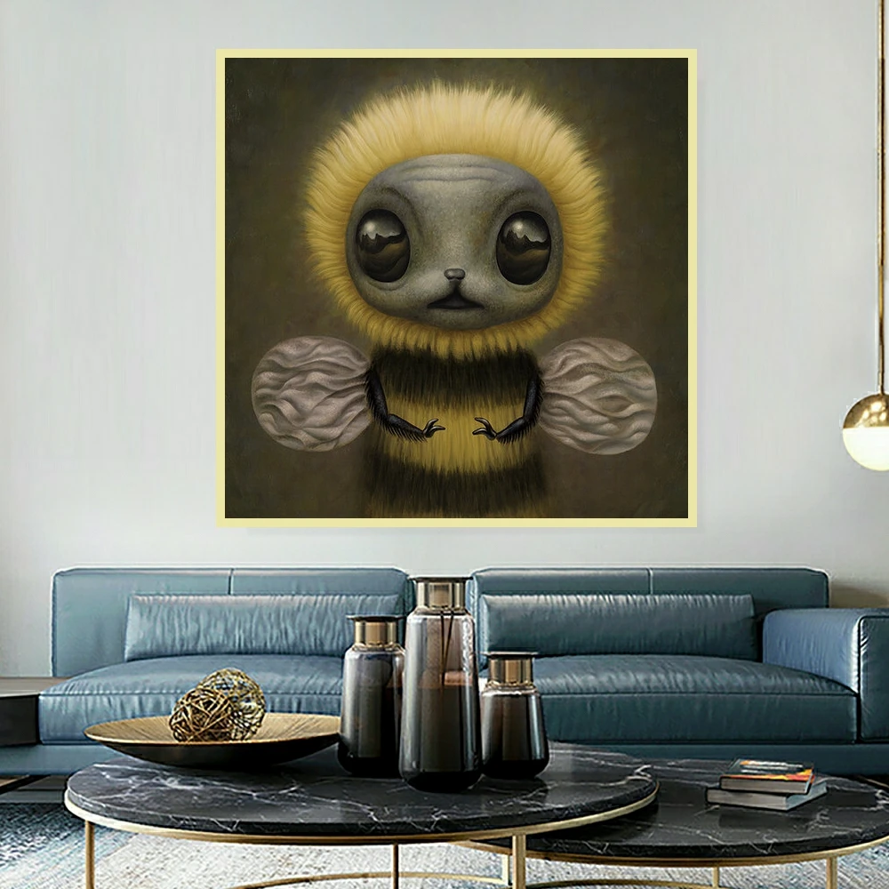 Алмазная живопись Mark Ryden Bee Art мультяшное животное Милая Полная вышивка сделай сам