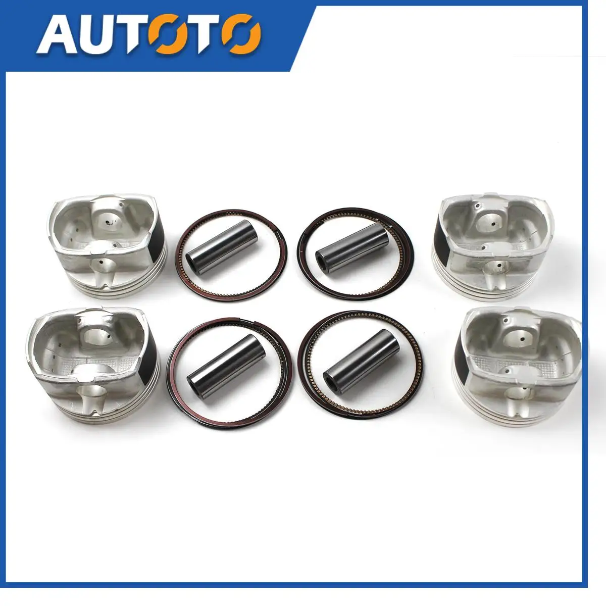 G4KE 4 шт./компл. набор поршневых колец двигателя для Hyundai Kia Sonata Sorento 2.4L 2007-2019 OE #