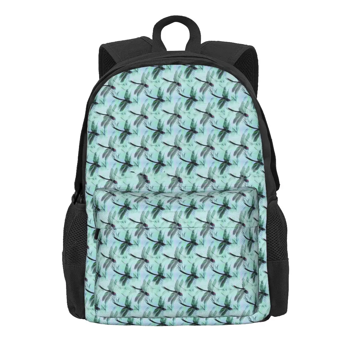 

Dragonfly Print Backpack Student Unisex Cute Animal Soft Backpacks Aesthetic High School Bags Sport High Quality Rucksack