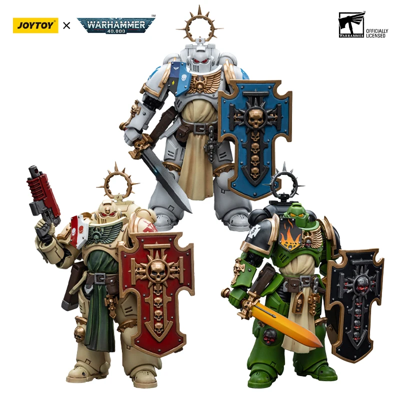 

Joytoy Warhammer 40K Белые унисекс Темные Ангелы саламандеры Bladeguard ветераны экшн-фигурки аниме военная модель Рождественский подарок