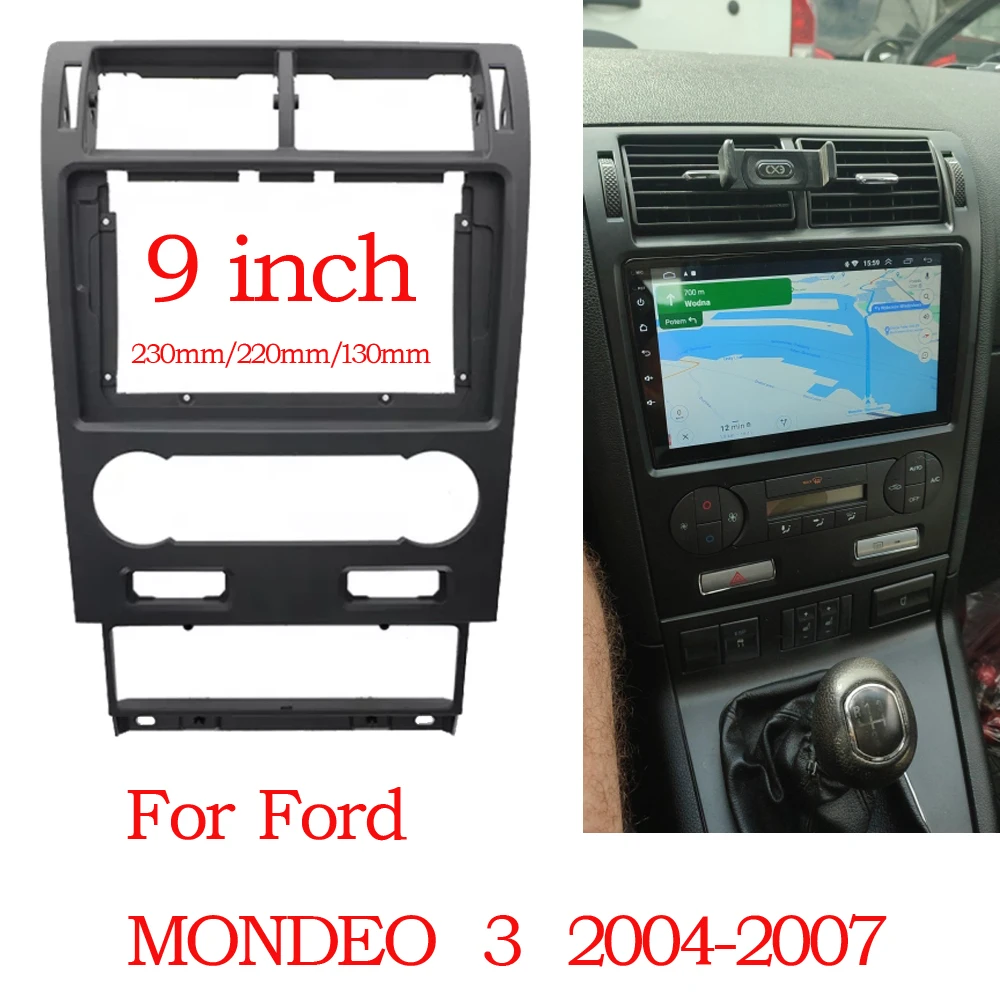 

Автомобильный dvd-плеер 2 din для Ford MONDEO 2004-2007 ABS большой экран Аудио Панель рамка