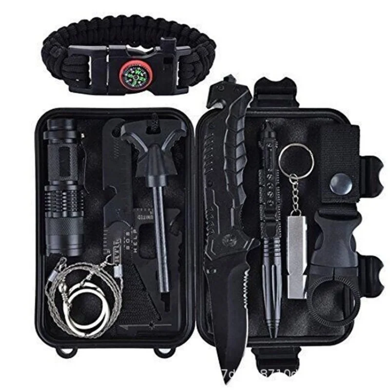 

Ящик для инструментов для выживания на природе, мульти-аксессуары, оборудование для оказания первой помощи, набор ремней для переноски, тов...