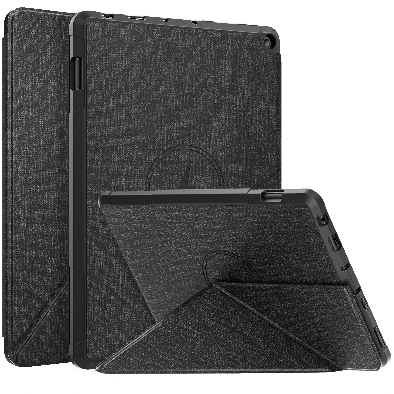 

Чехол для нового планшета Kindle Fire HD 10 и 10 Plus 10,1 дюймов, чехол-накладка с подставкой из оригами, Магнитный чехол-накладка из ТПУ с несколькими углами
