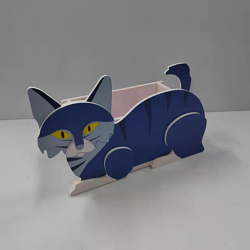 Купить Горшок для растений в виде животных, милая кошка, горшок для растений, горшок для сада, котят, горшок в форме D, украшение для улицы и помещени...