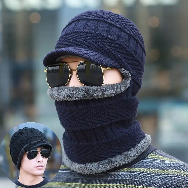 Winter Hat Skullies Beanies Hats Winter Outdoor Beanies For Men Women Wool Scarf Caps Balaclava Mask Gorras Bonnet Knitted Hat 4 Winter Hat Skullies Beanies Hats Winter Outdoor Beanies For Men Women Wool Scarf Caps Balaclava Mask Gorras Bonnet Knitted Hat 4