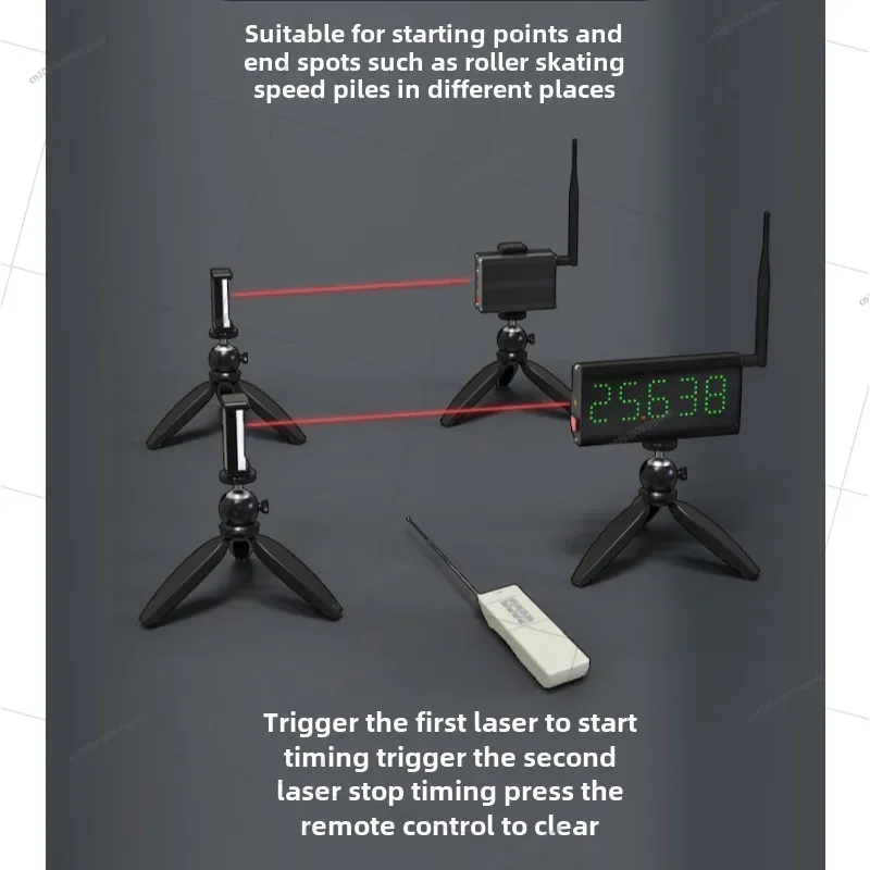 Беспроводной лазерный таймер для легкоатлетического катания на роликовых