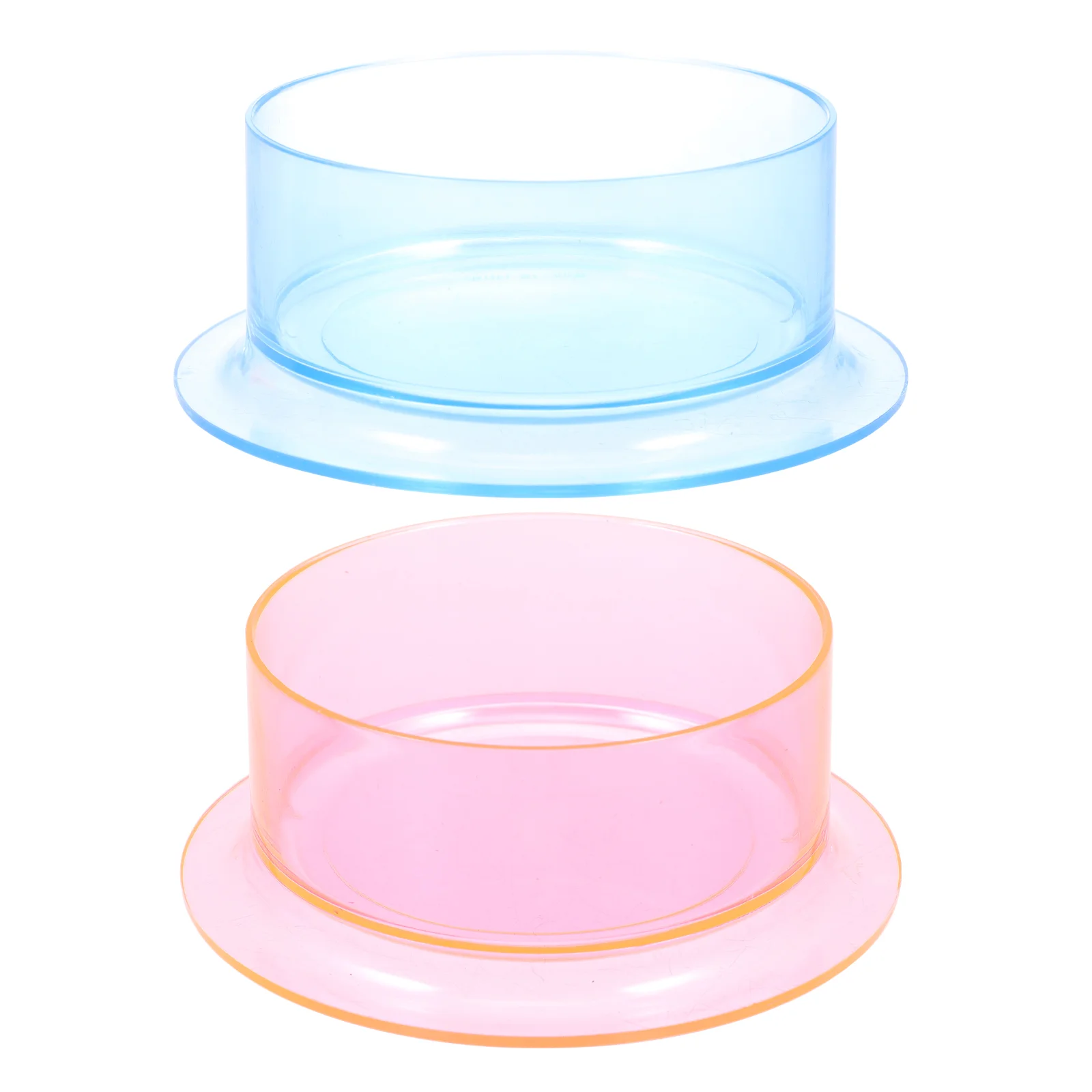 

2Pcs Reptile Water Dish Reptile Pet Food Holder Multi-function Pet Feeder Practical Pet Water Bowl for Reptile Hamster Home