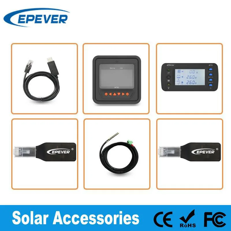 Аксессуары для солнечных батарей MT50, дистанционный измеритель температуры, с ЖК-дисплеем