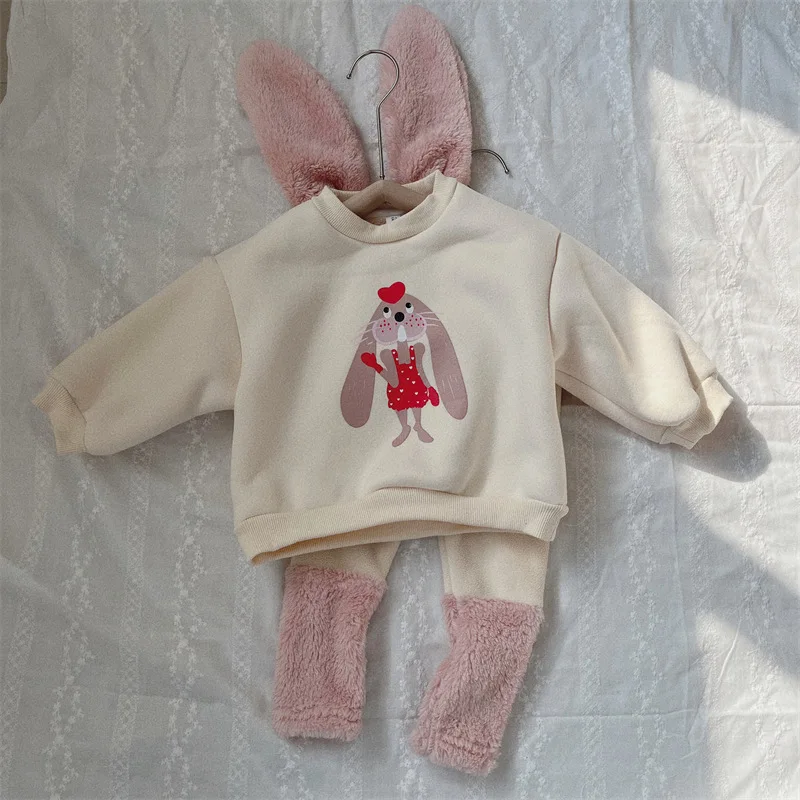 

Girls' Autumn Winter Cartoon Warm Sweater 2022 Autumn New Children's Clothing Children's Korean Style Printed Top